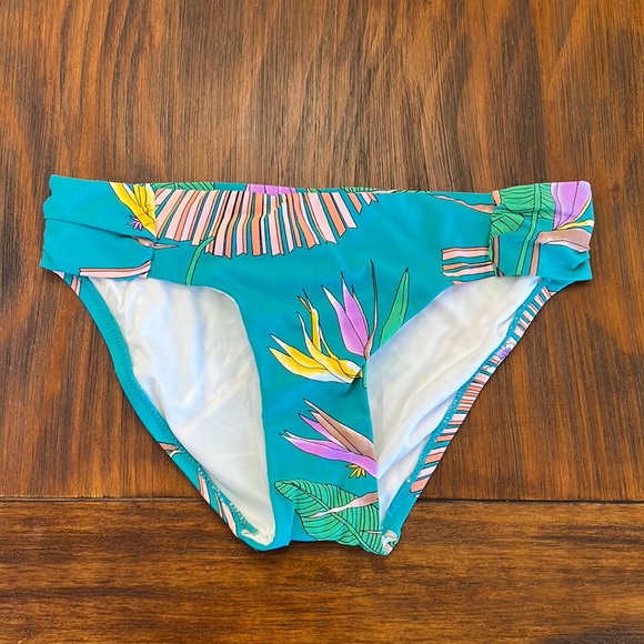 Trina Turk Other - NWOT{Trina Turk}Sz 4 Greens/Purple/Yellow /Peach Floral Bikini Bottoms